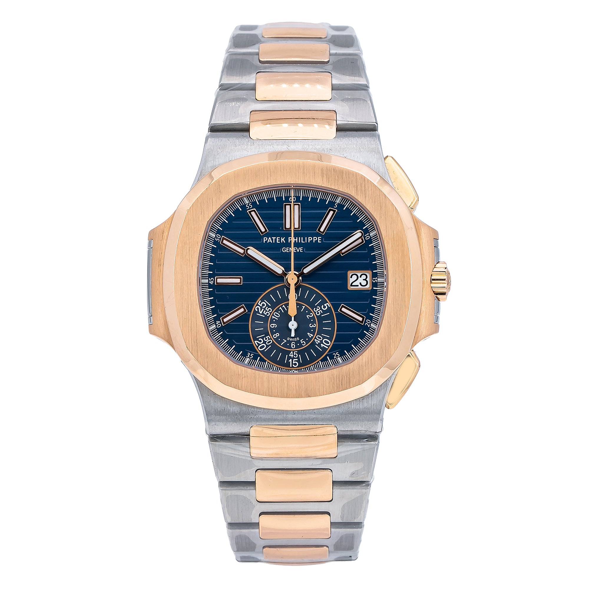 Patek Philippe Nautilus 5980/1AR 40MM Blue Dial With Two Tone Bracelet(1:1 replica) - Top club