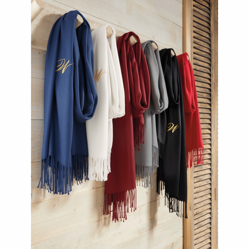 Personalized Fringe Scarf - MIDNIGHT VELVET CATALOG