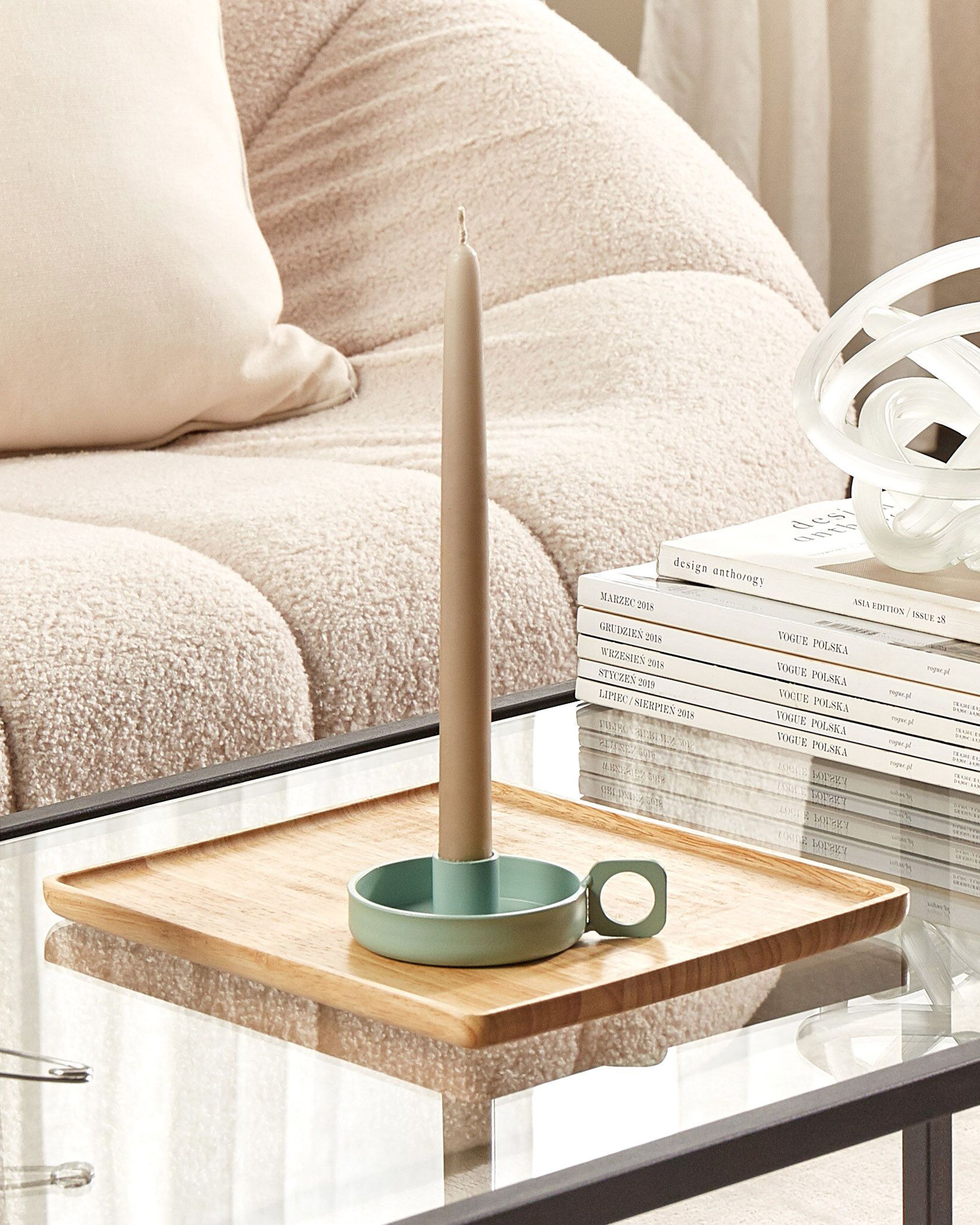 Candle Holder CHORIO Metal 4 cm Mint Green