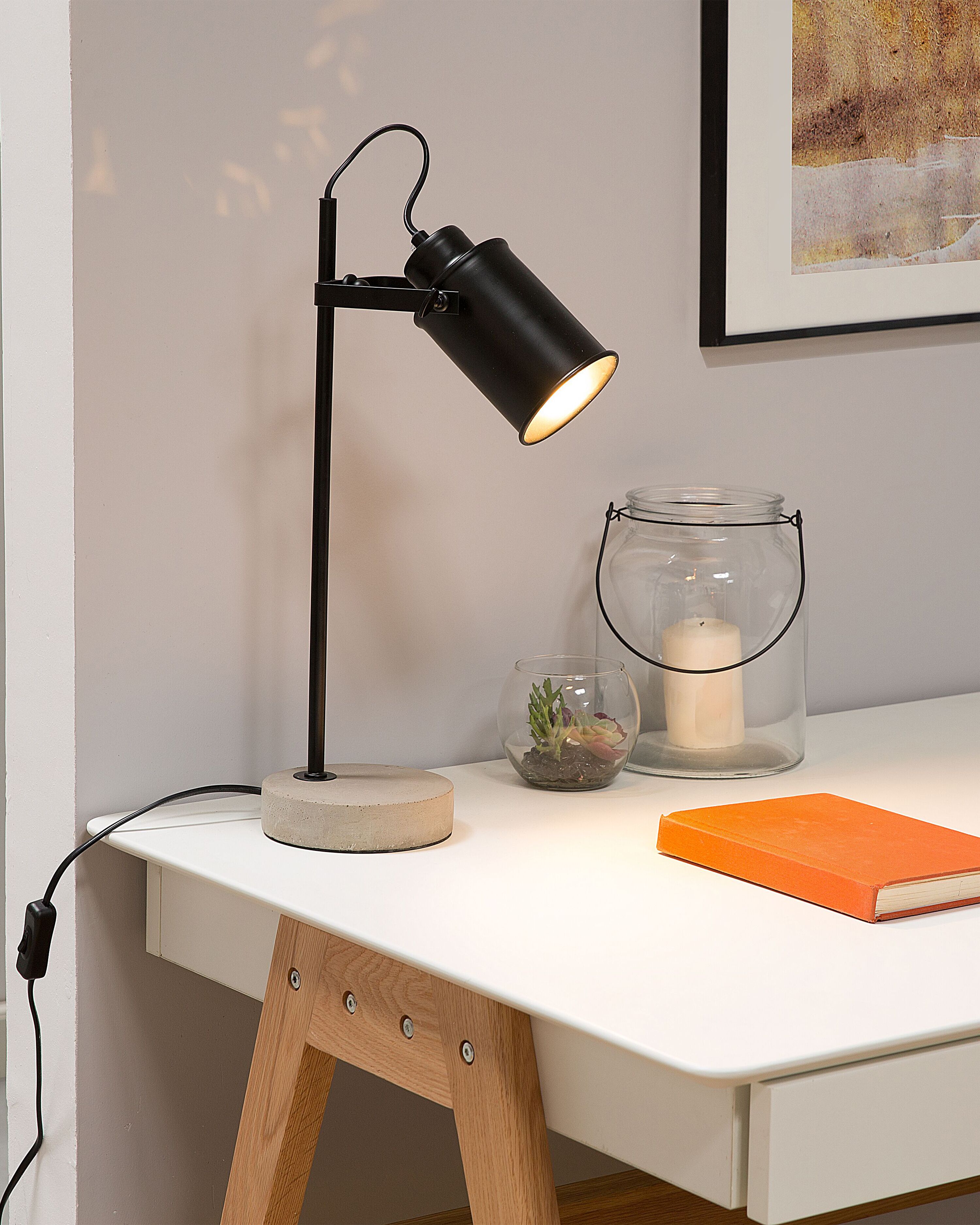 Desk Lamp MUNDAKA Adjustable Metal Black