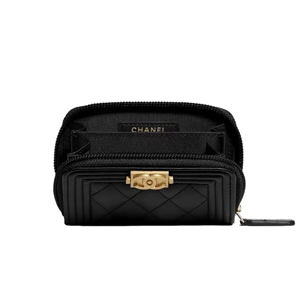Chanel 21k LE BOY Zipper Wallet1:1High-quality replica