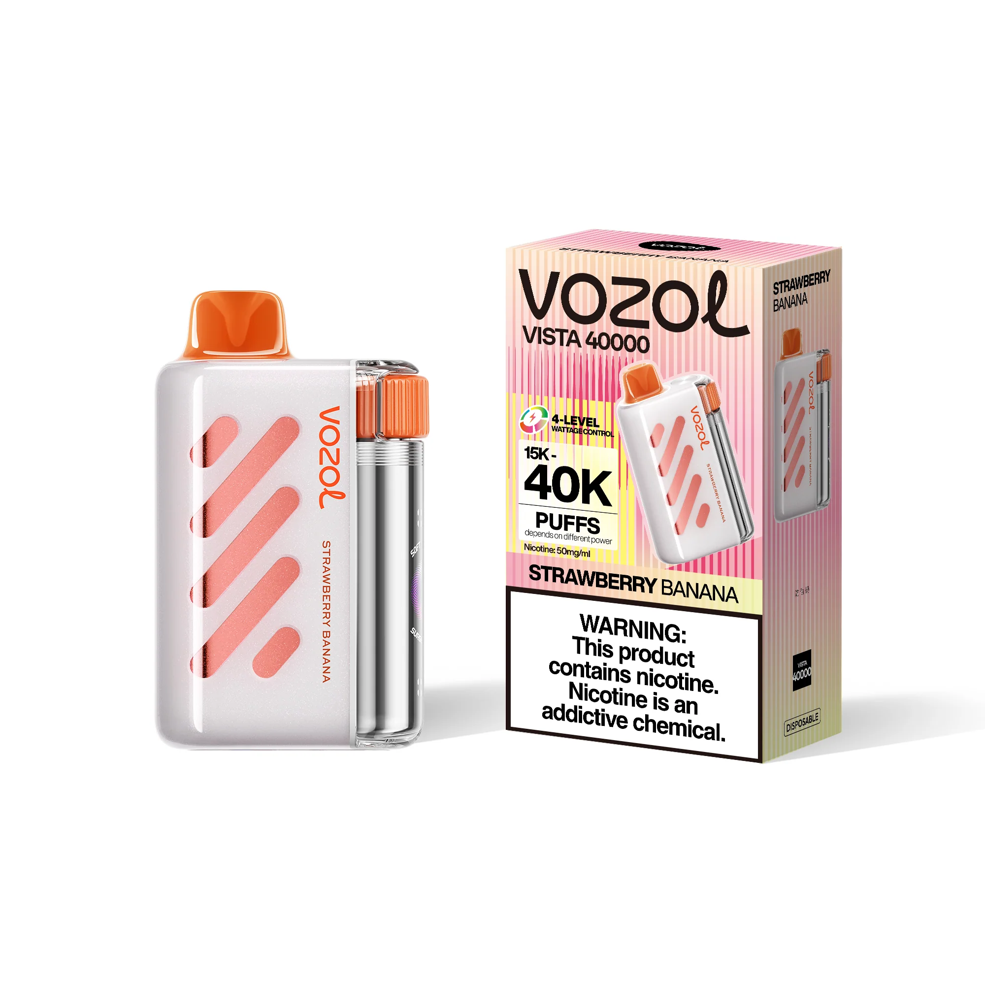 VOZOL VISTA 40K jednorazowy e-papieros (wszystkie smaki)