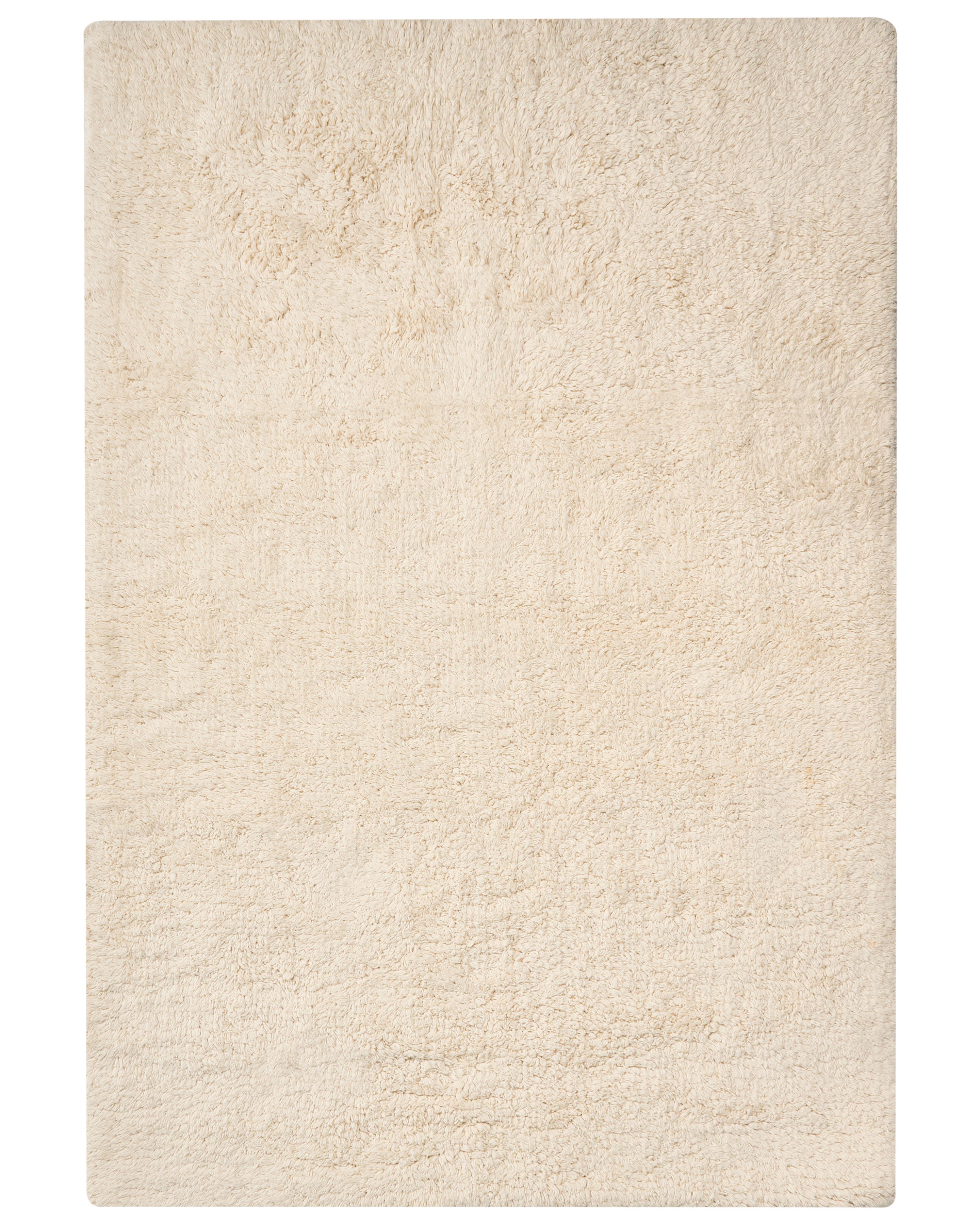 Bath Mat GOELA Off-White 60 x 90 cm Cotton