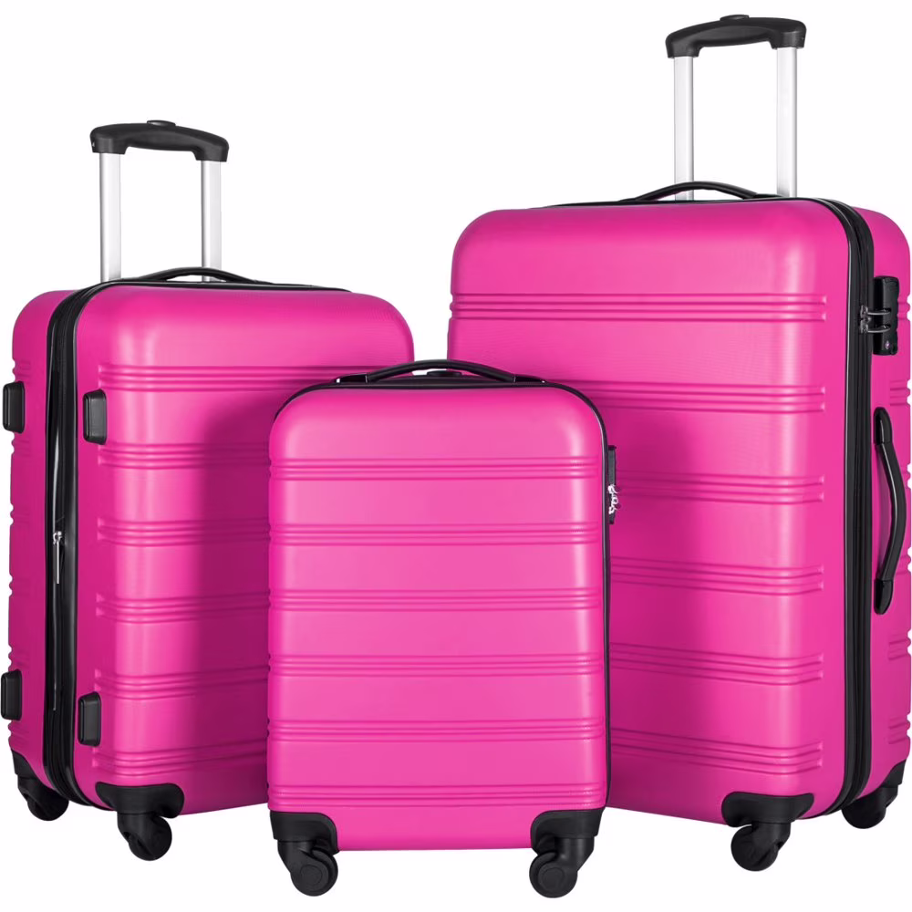 Tcbosik Luggage Sets, 3 Piece Set Hardside Suitcases with Spinner Wheels, 20/24/28 Travel Luggage Lightweight, Dark Blue - Image 7