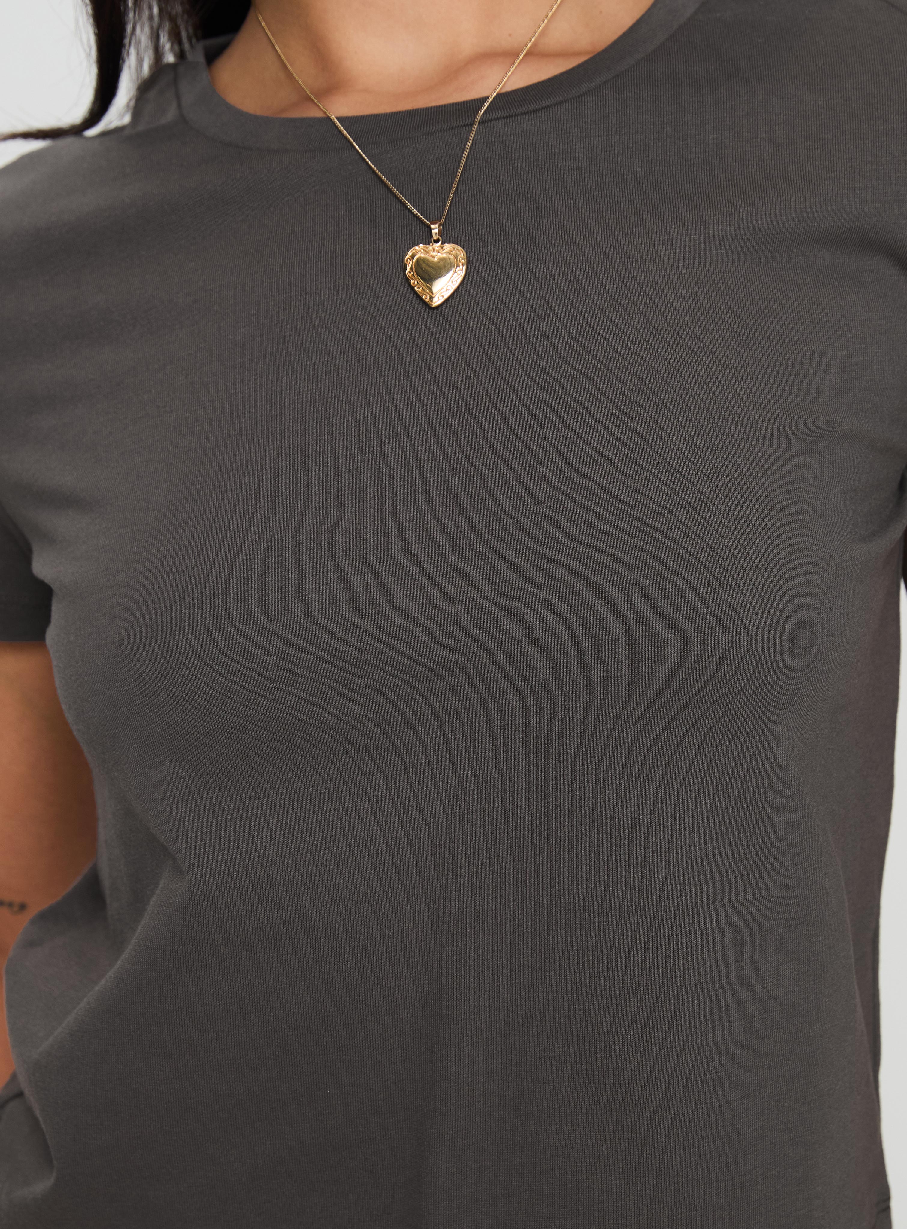 Princess Polly Micah Tee Charcoal