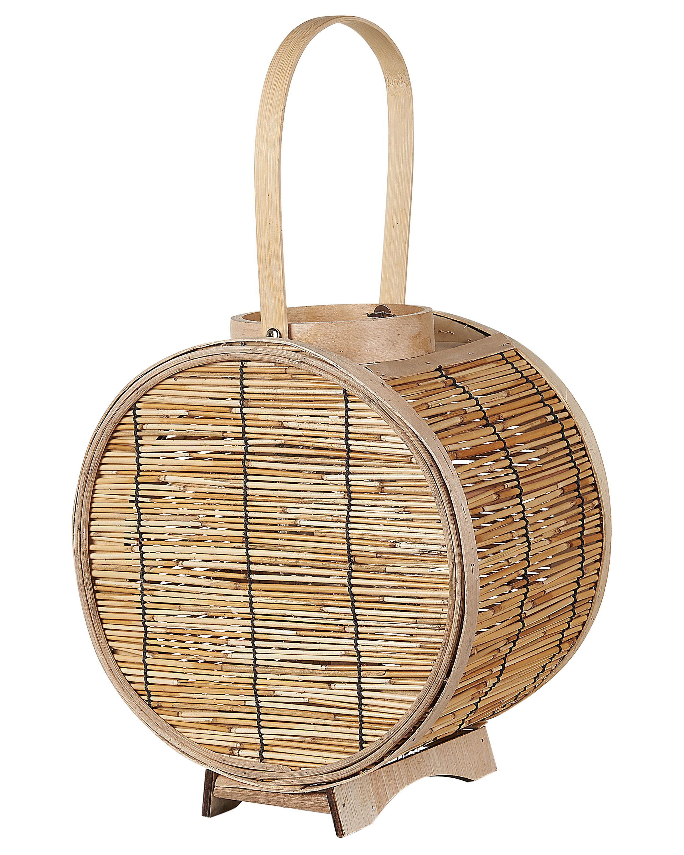 Lantern BISTAL Rattan 30 cm Natural