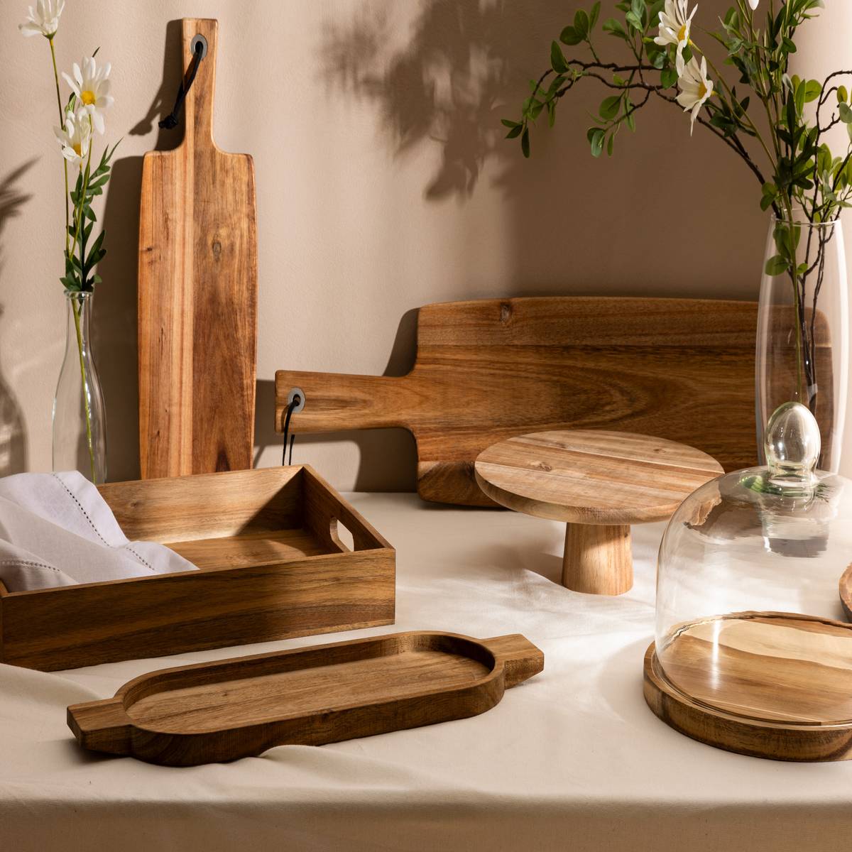 Display dome "Mina" D.28 cm, Brown