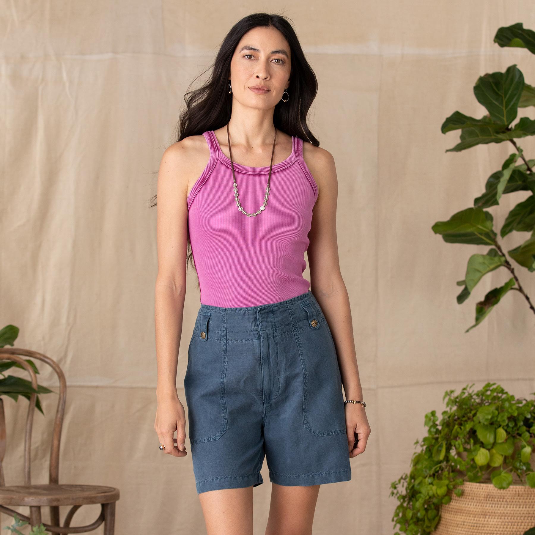 Mareesha Linen Shorts - Sundance Clothing