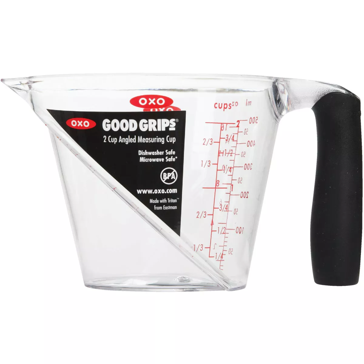 OXO Good Grips 2 Cup Clear Plastic Angled Measuring Cup