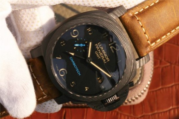 Replica Panerai PAM441 Carbotech Case VSF Brown Asso Strap P.9001 - Elite Watch Atelier