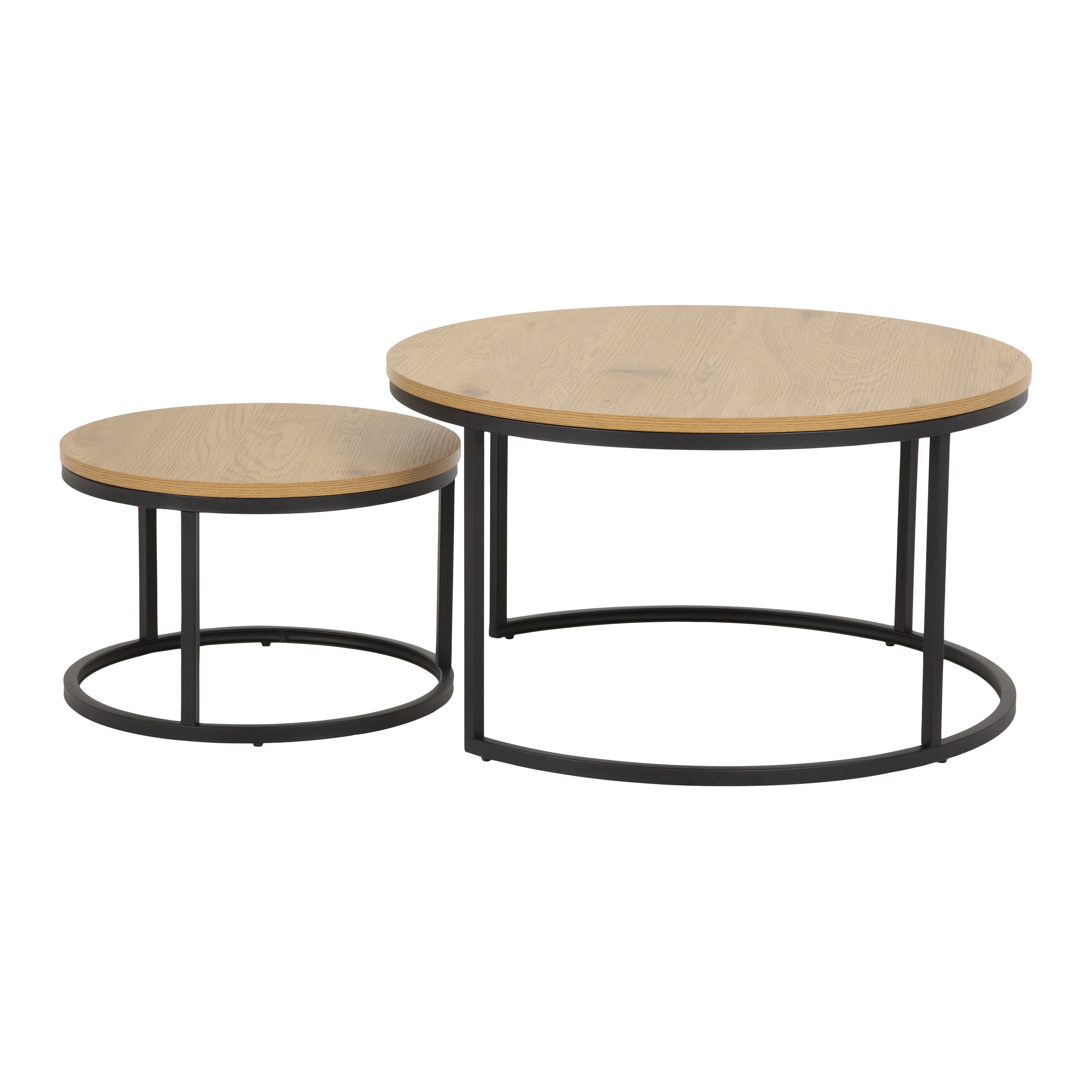 Blokker Lowen Salontafel Set van 2 - Bruin