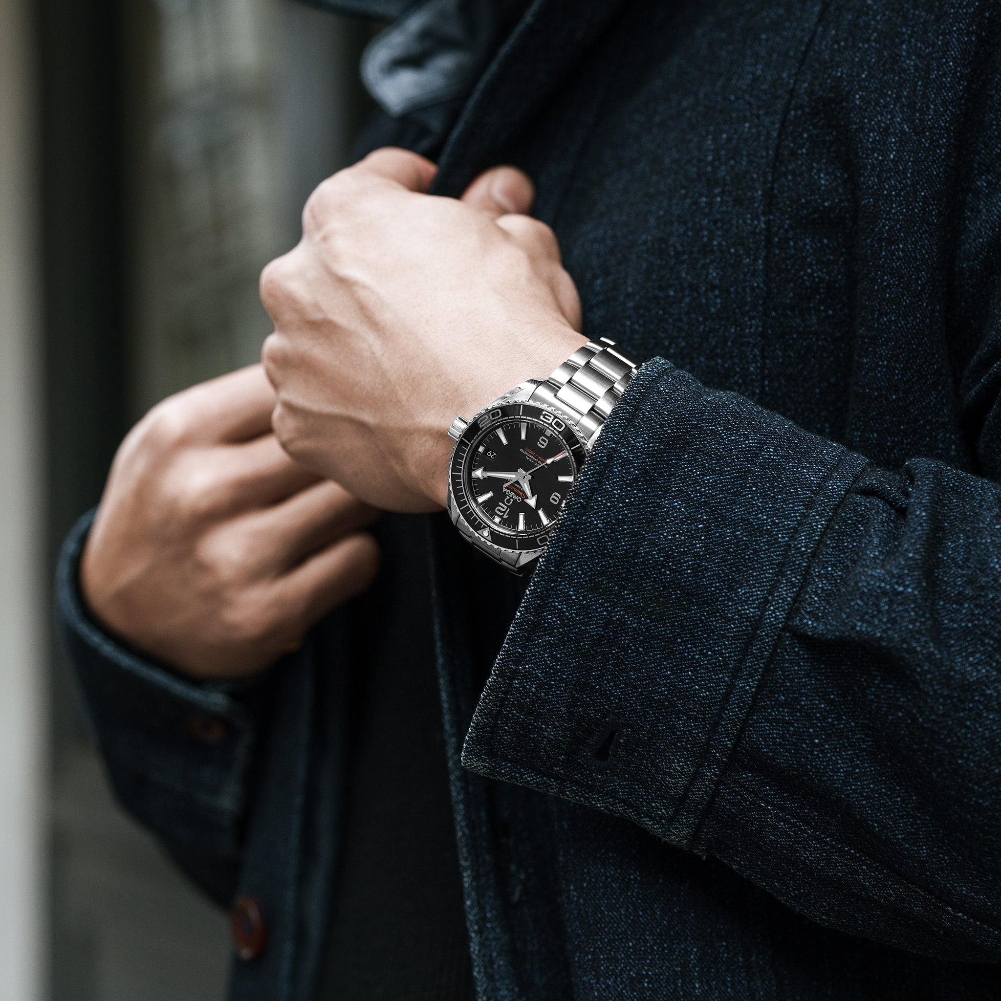 Seamaster Planet Ocean 600M Co-Axial Master Chronometer 39.5mm Black Dial On Bracelet(1:1 replica) - Elite Watch Atelier