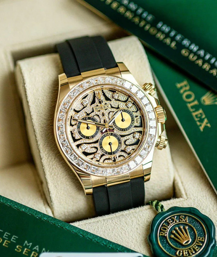 Rolex Daytona Eye of the Tiger Yellow Gold 116588TBR(1:1 replica) - Elite Watch Atelier