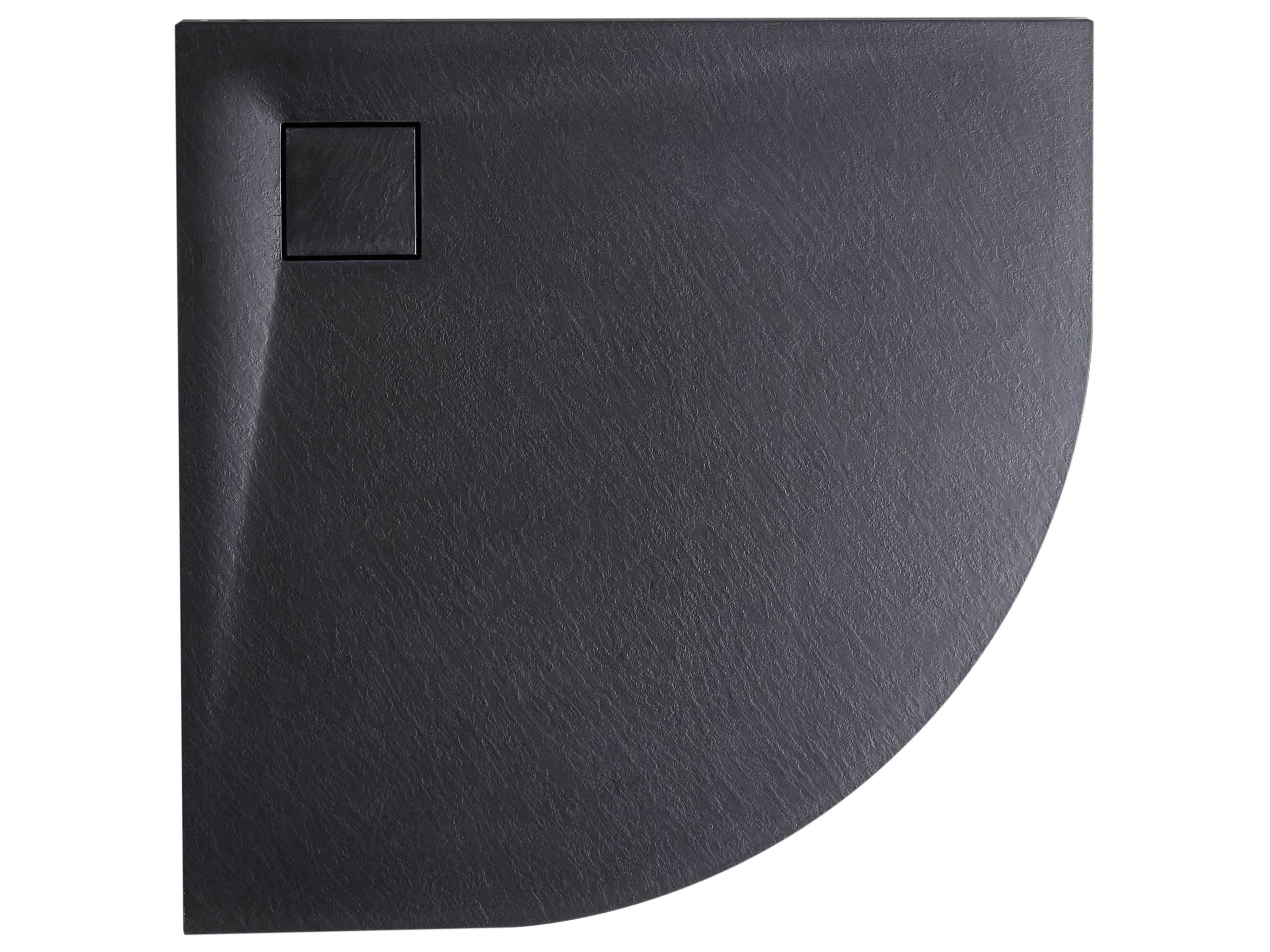 Shower Tray PARON 800 x 800 x 30 mm Black
