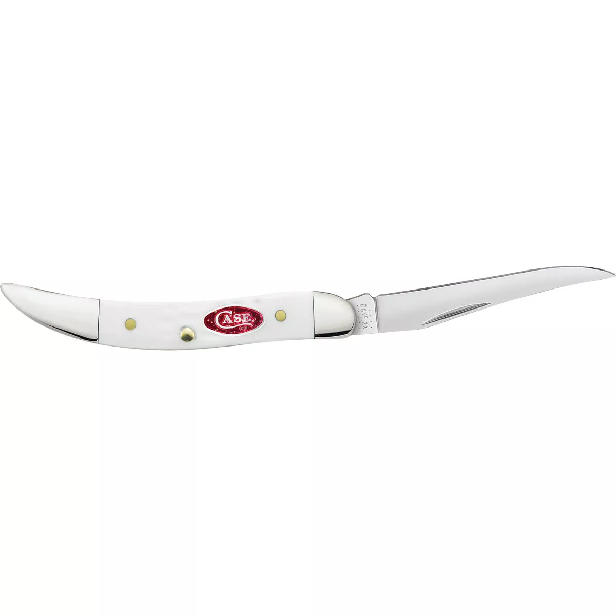 Case SparXX 2.25 In. Standard Jig White Synthetic Small Texas Toothpick Pocket Knife
