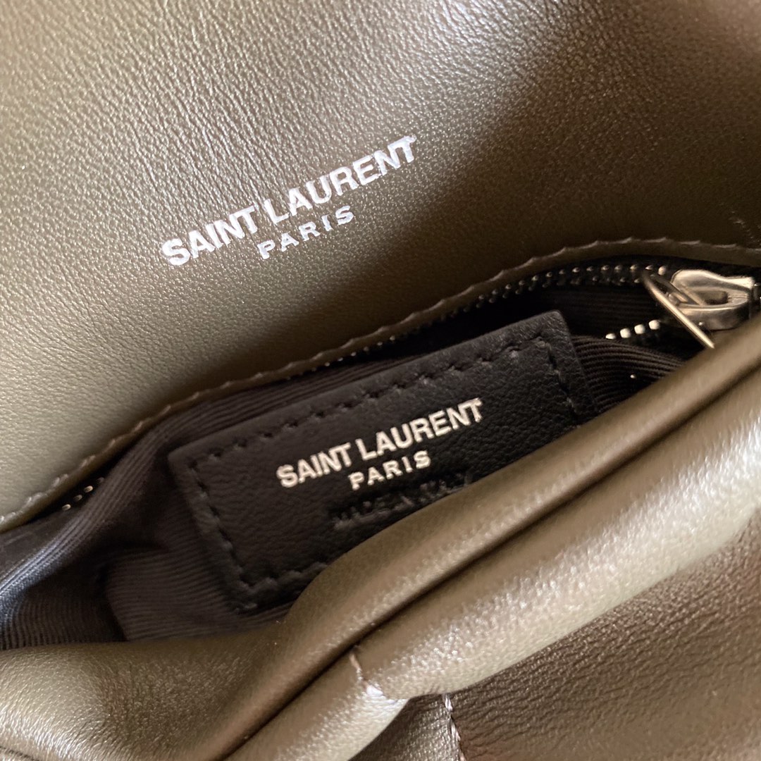 PUFFER MEDIUM BAG IN QUILTED LAMBSKIN1:1High-quality replica