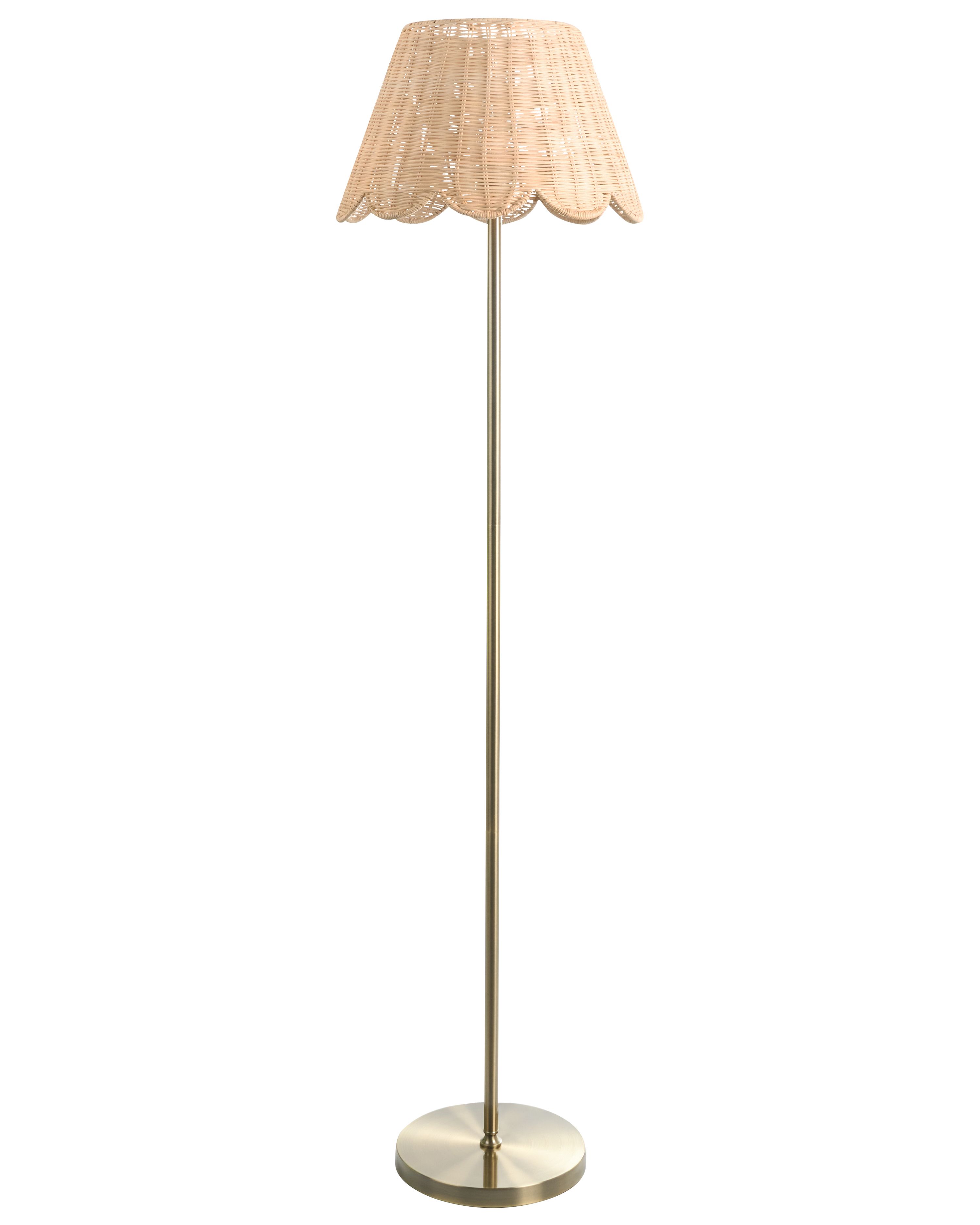 Floor Lamp SALM Rattan Natural