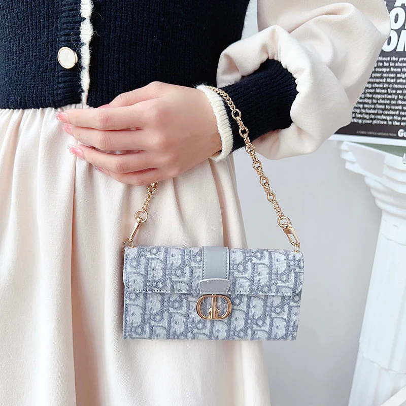 CD Bag Scarves Chain iPhone Case - Wholesale & Influencer