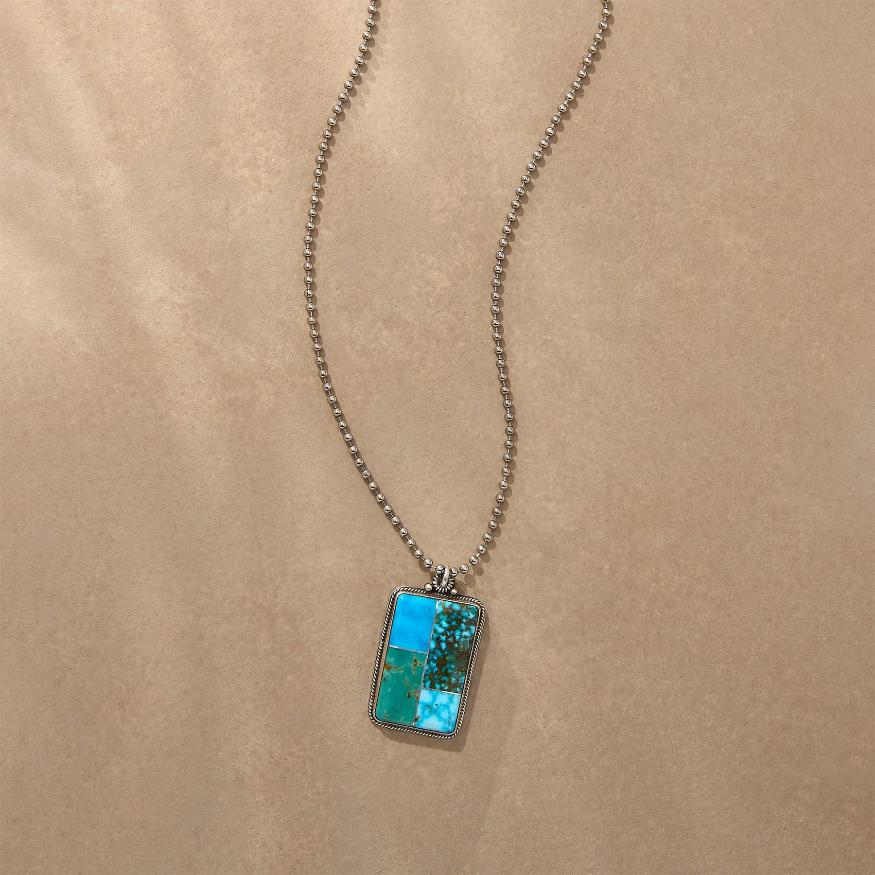 Turquoise Collage Necklace - Sundance Clothing