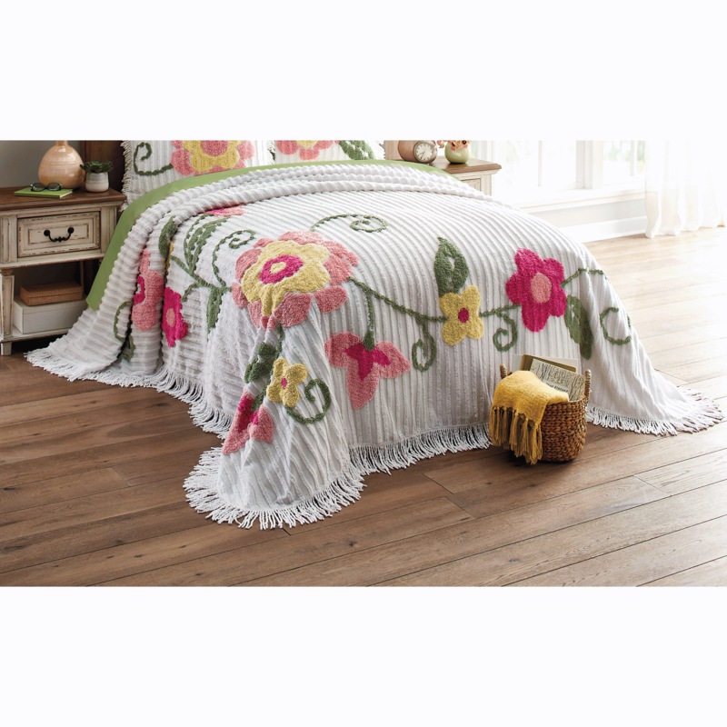 Claire Chenille Bedspread - MIDNIGHT VELVET CATALOG