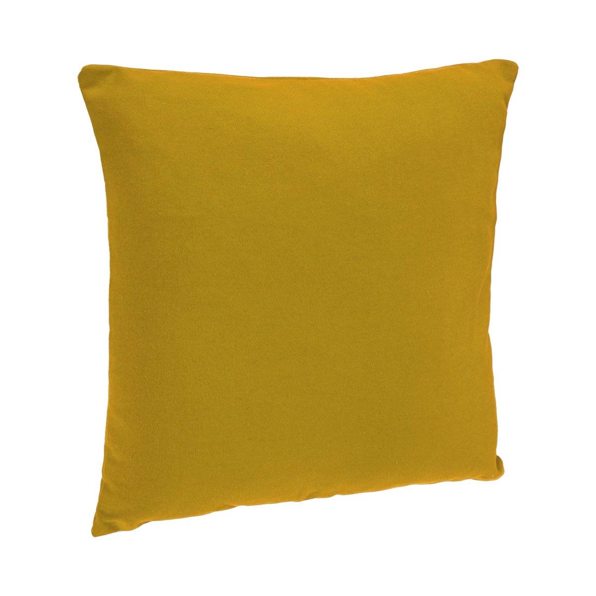 Removable cushion cover, cotton Yellow, 38x38 cm