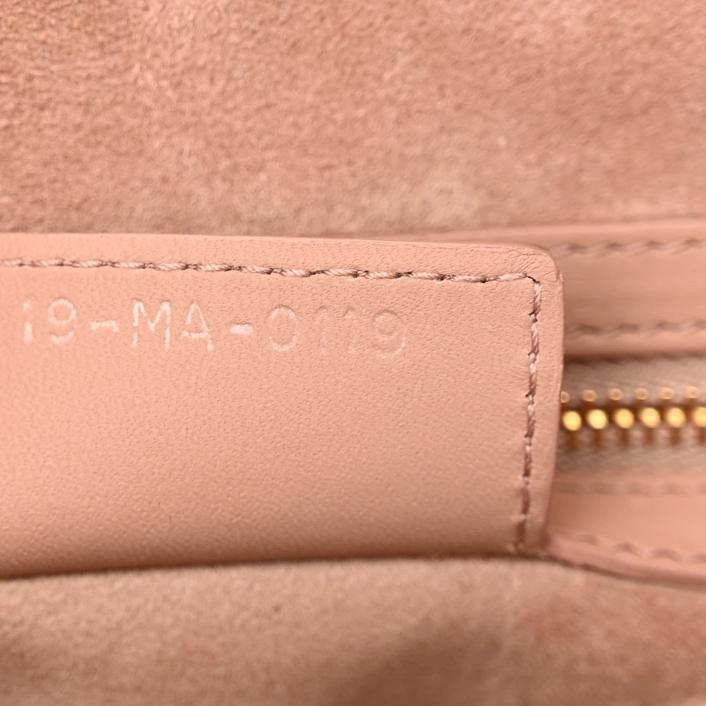 Dior Blush Ultra Matte Calfskin Leather Medium Saddle Bag Matte Beige Hardware Reps1:1High-quality replica