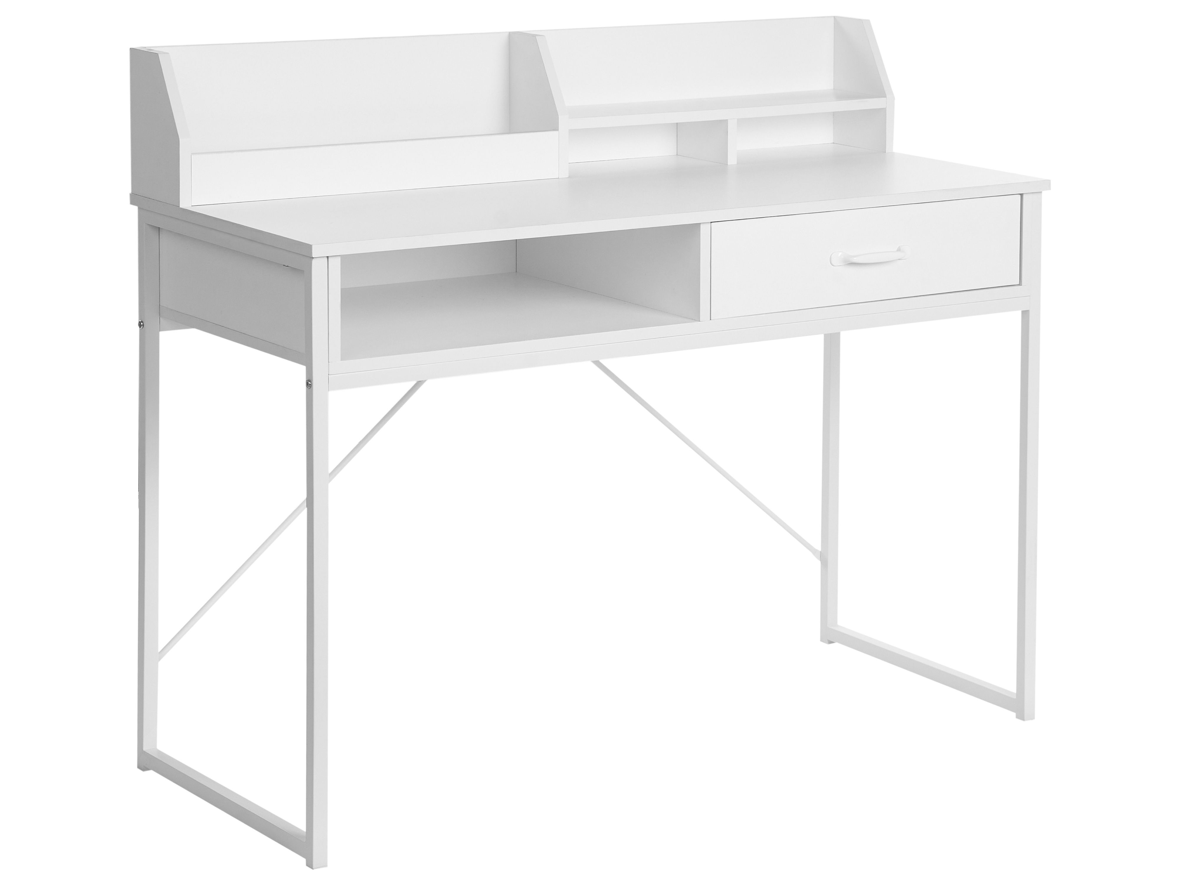 Home Office Desk ZYRA White 110 cm 50 cm
