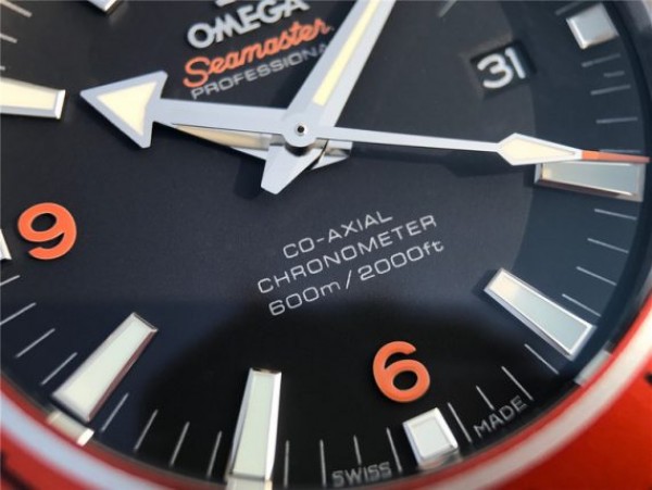 Replica Omega Planet Ocean Professional Orange Bezel 45mm OMF SS Bracelet A8500 - Top club