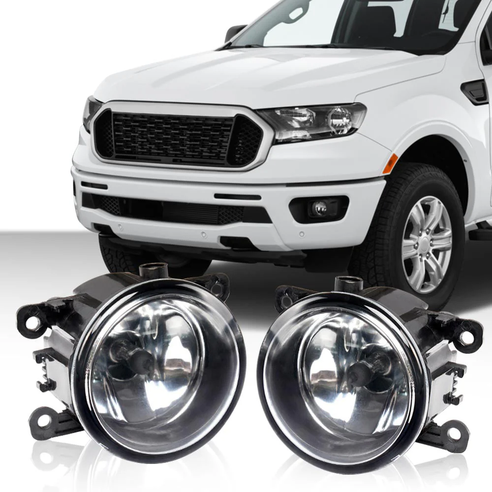 G-Plus Right&Left Side Fog Light Lamp + H11 Bulb Fit for Acura Honda Ford Nissan Suzuki Fits select: 2009-2014 FORD FOCUS SE, 2016-2018 HONDA CIVIC LX