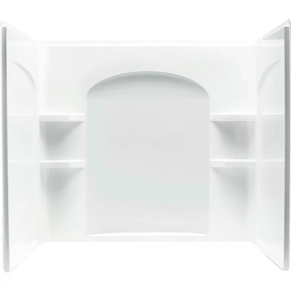 Sterling Ensemble 60 In. L x 33-1/4 In. W x 55-1/4 In. H 3-Piece Wall Set in White