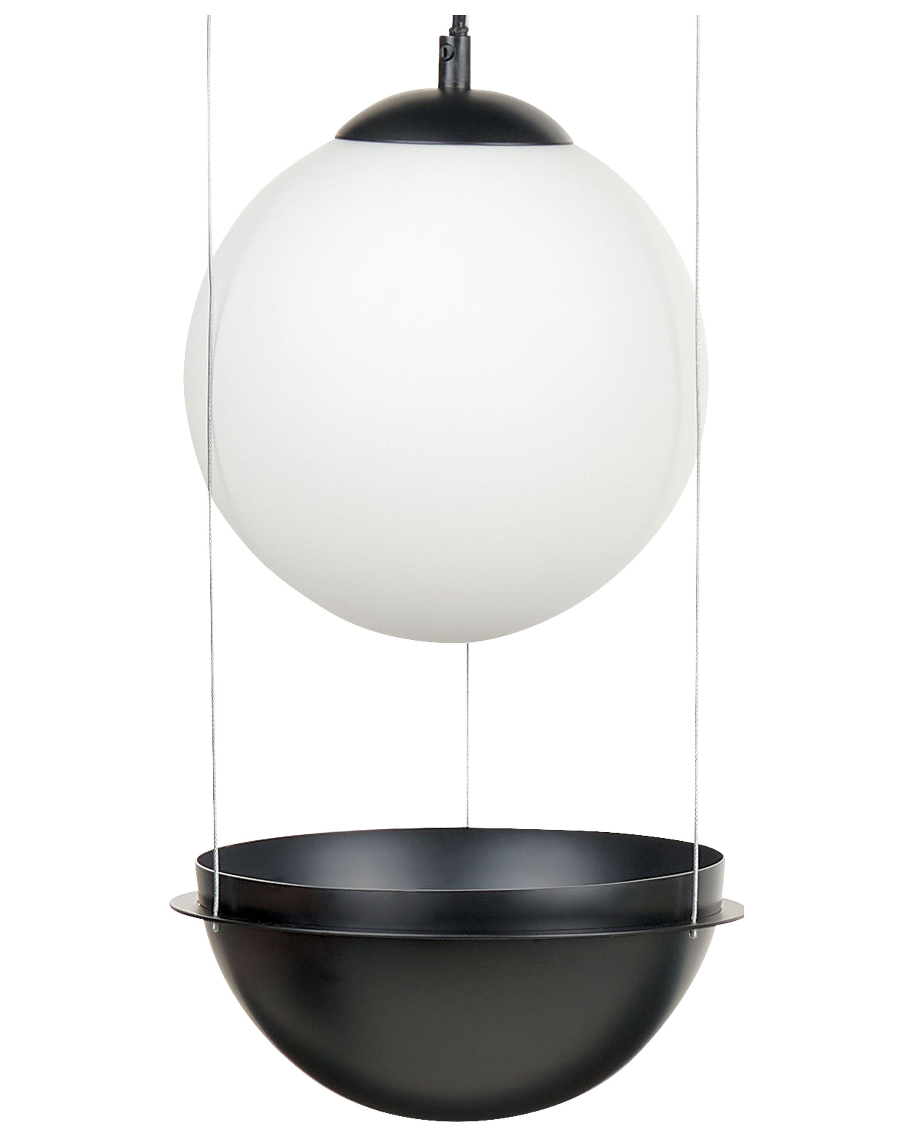 Pendant Lamp TOBINS Glass Black