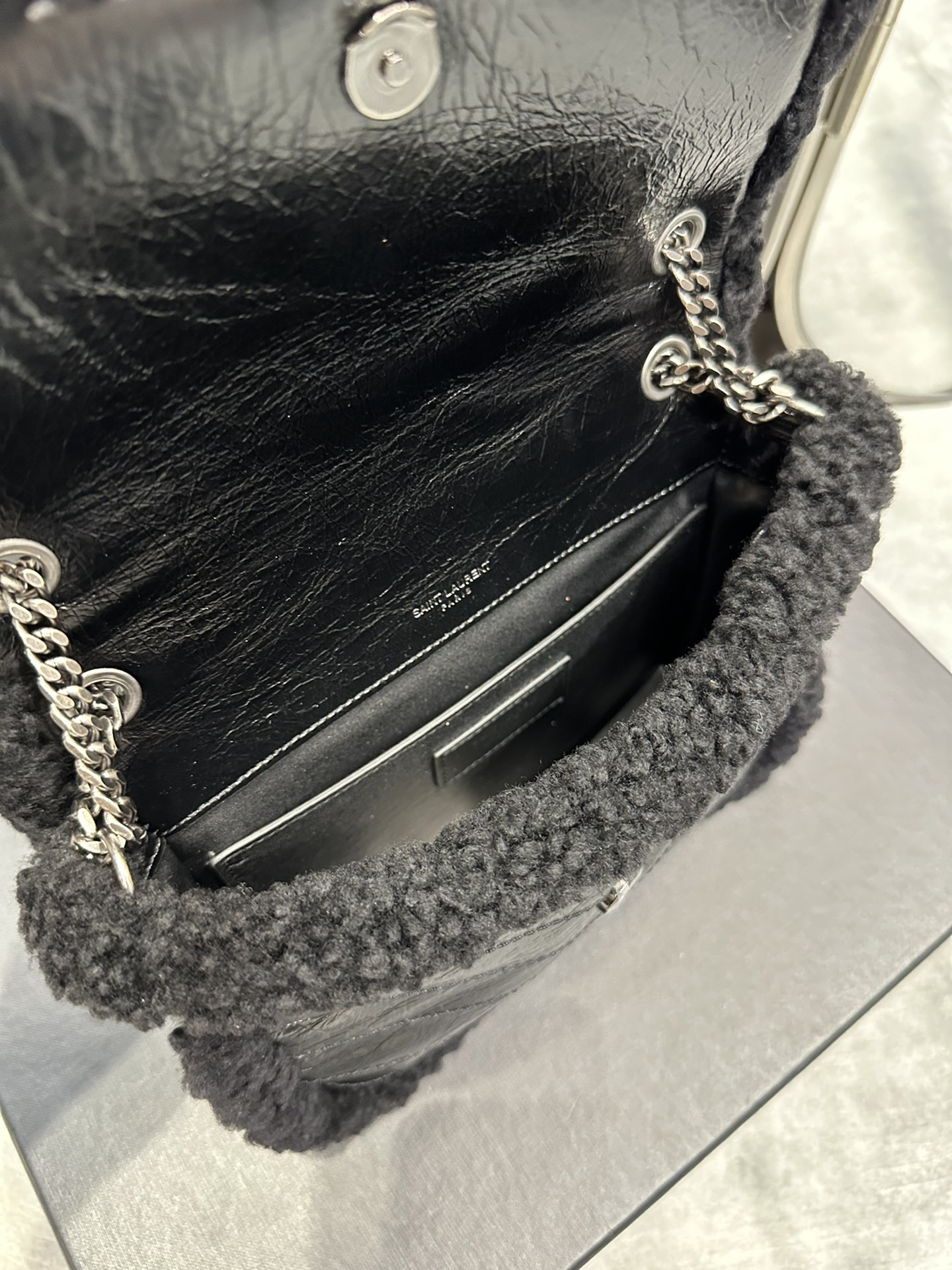 NIKI BABY CHAIN BAG IN CROCODILE-EMBOSSED LEATHER1:1High-quality replica