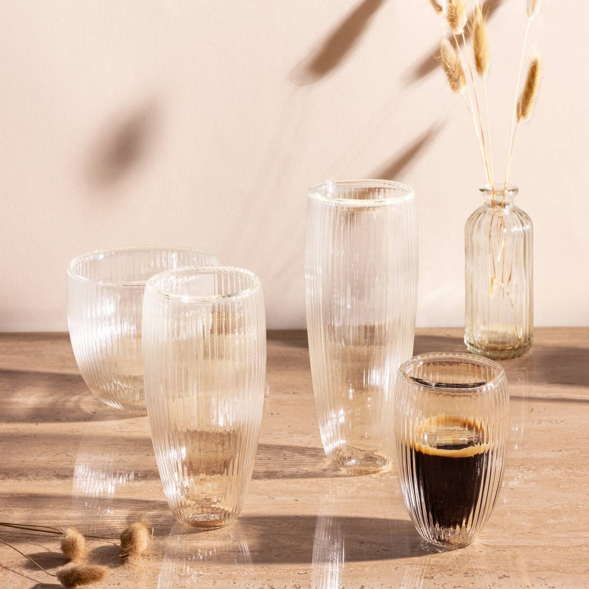 "Clea" espresso cup 130 ml, Transparent