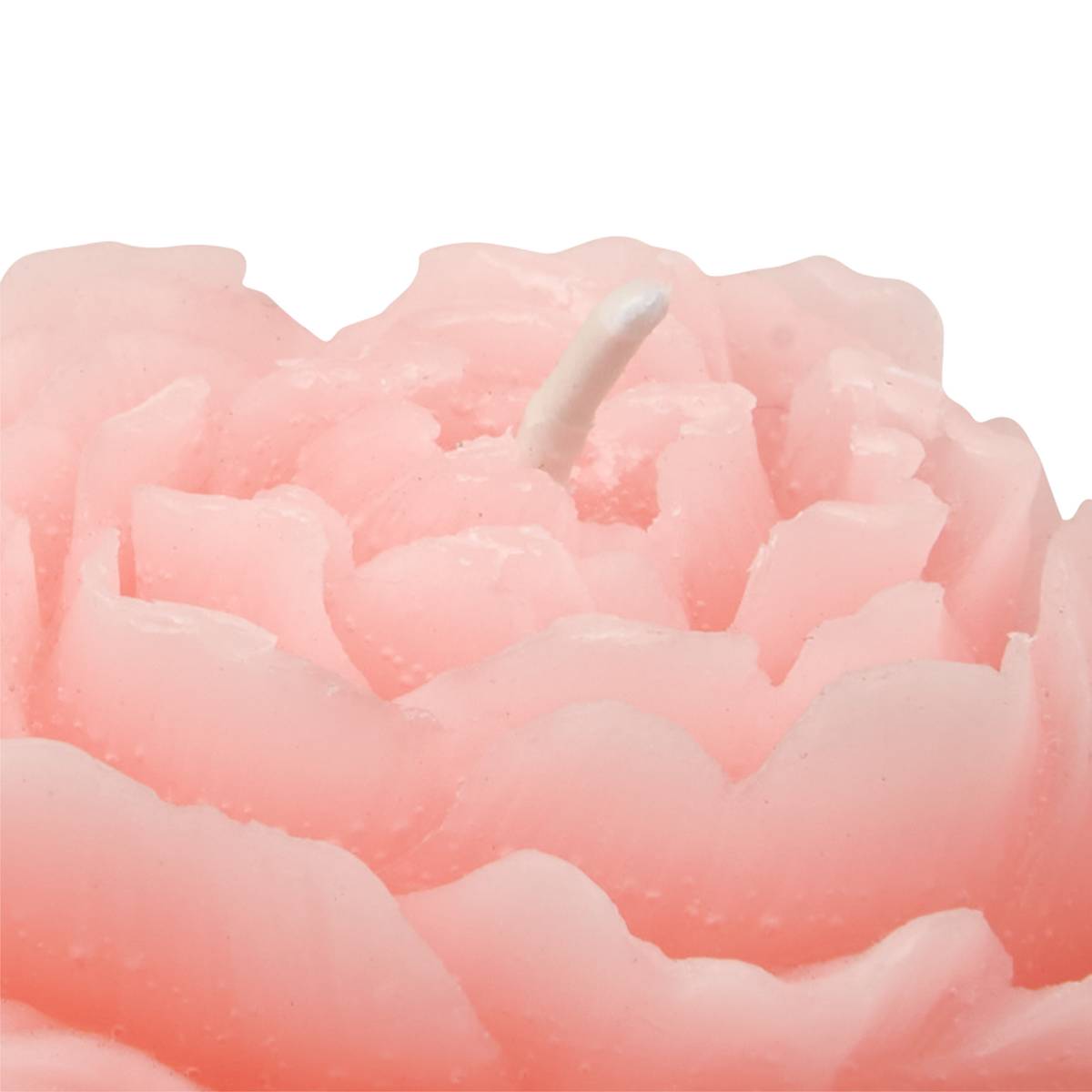 Decorative flower candle "Rose Blossom" H.7.7 cm