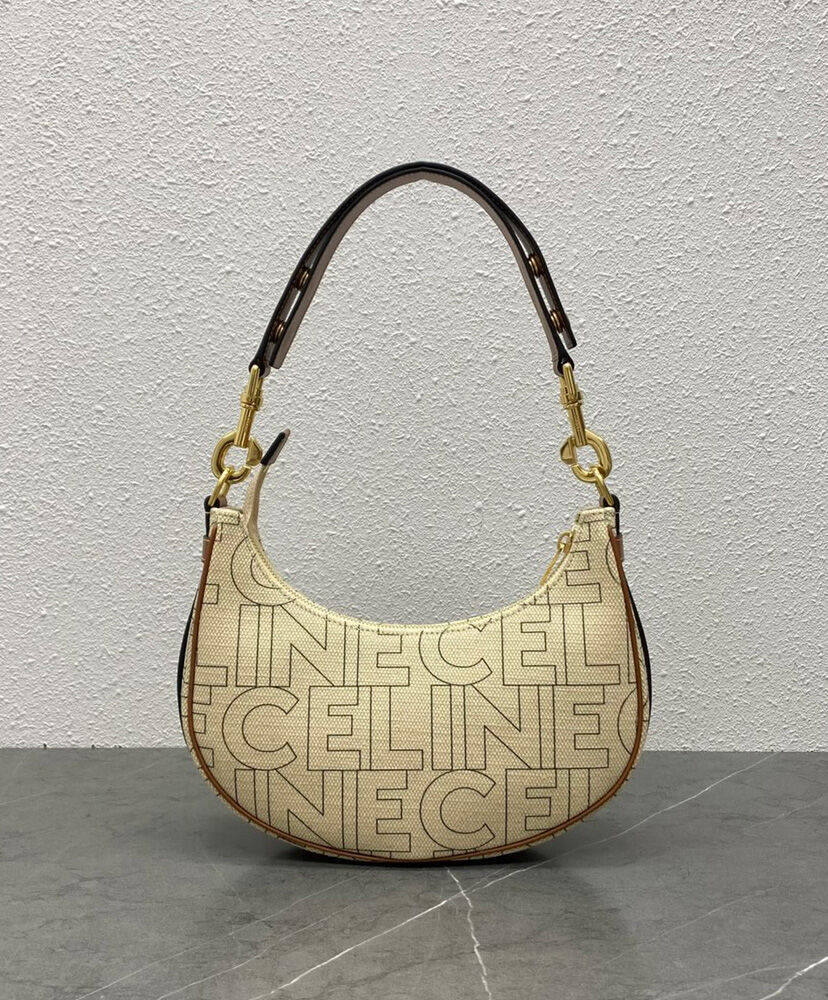 Celine Ava Bag In Denim With Celine All-Over Print Cream1:1High-quality replica