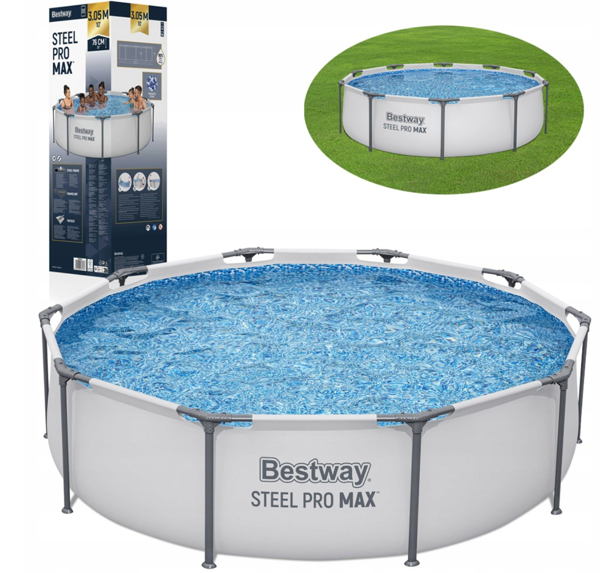 Bestway Basen STELAŻOWY 4,678L 305 x 76 cm 56406