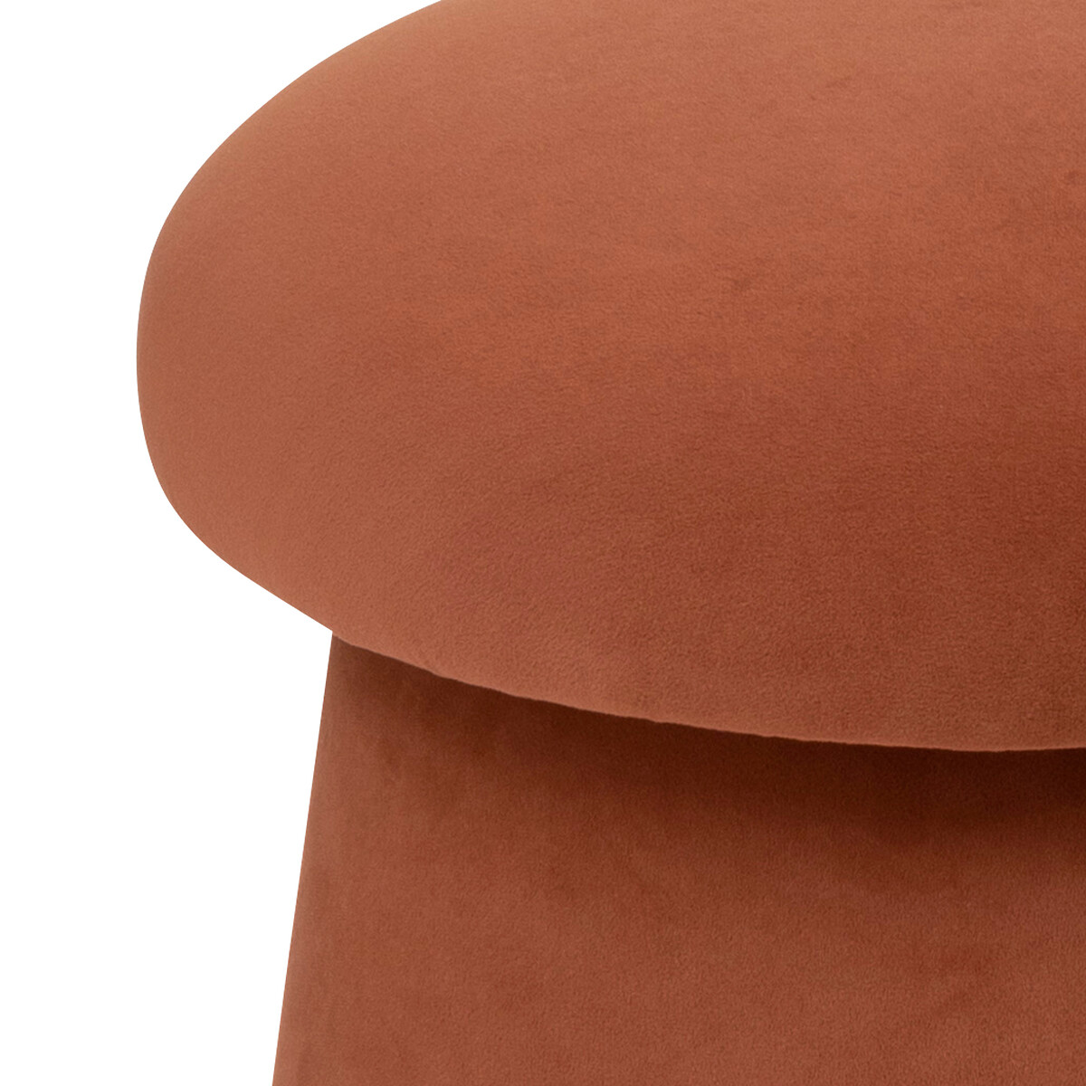 "Noa" pouffe Velvet, Amber