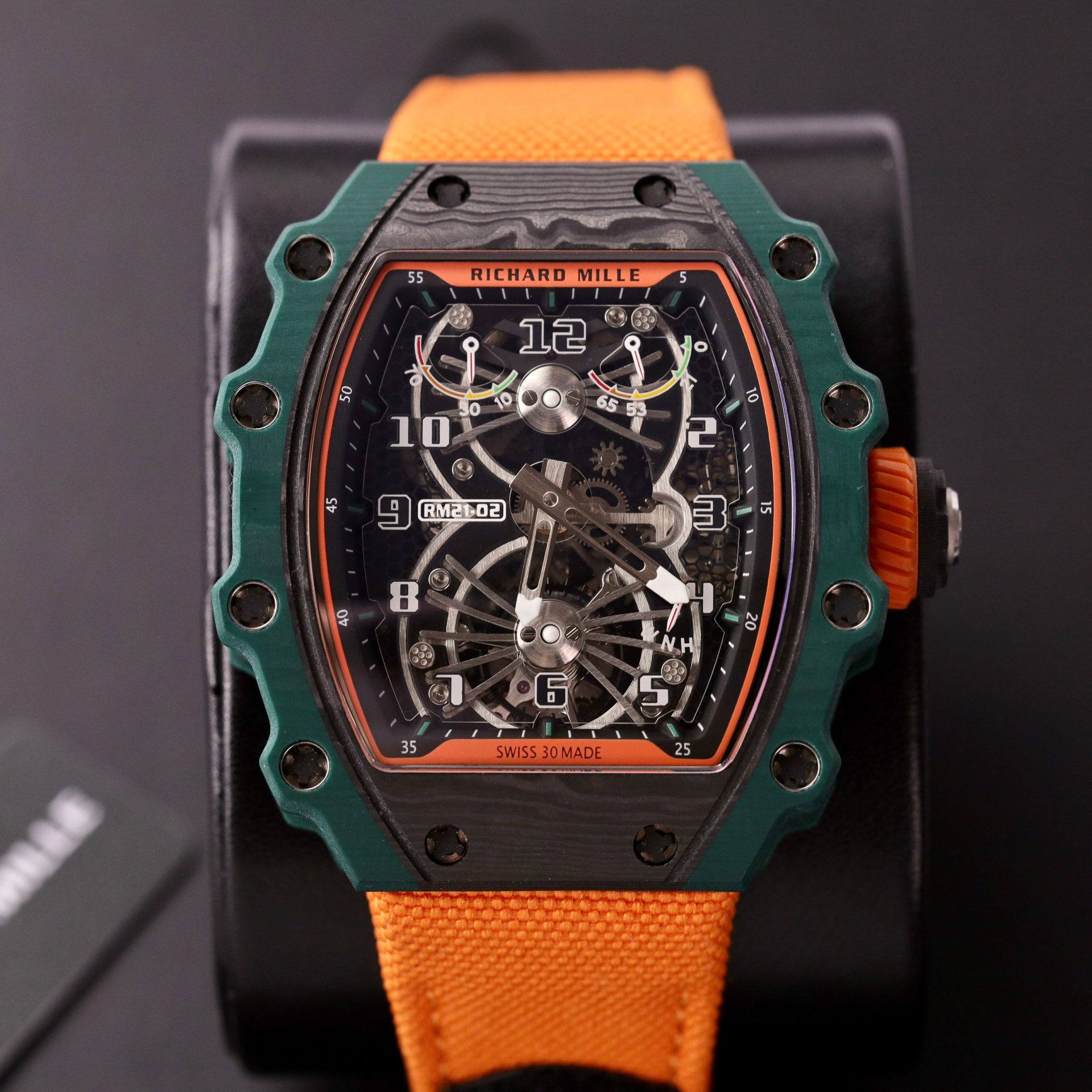 Richard Mille Replica Watch RM21-01 Tourbillon Carbon RM Factory 43mm - Elite Watch Atelier