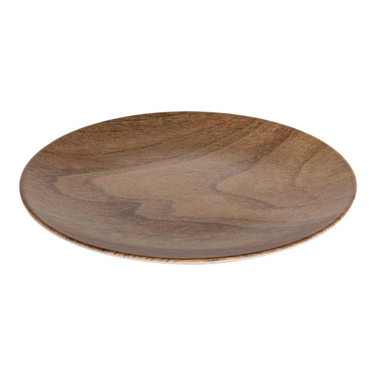 Dessert plate "Bois Mood" D.20 cm, Brown