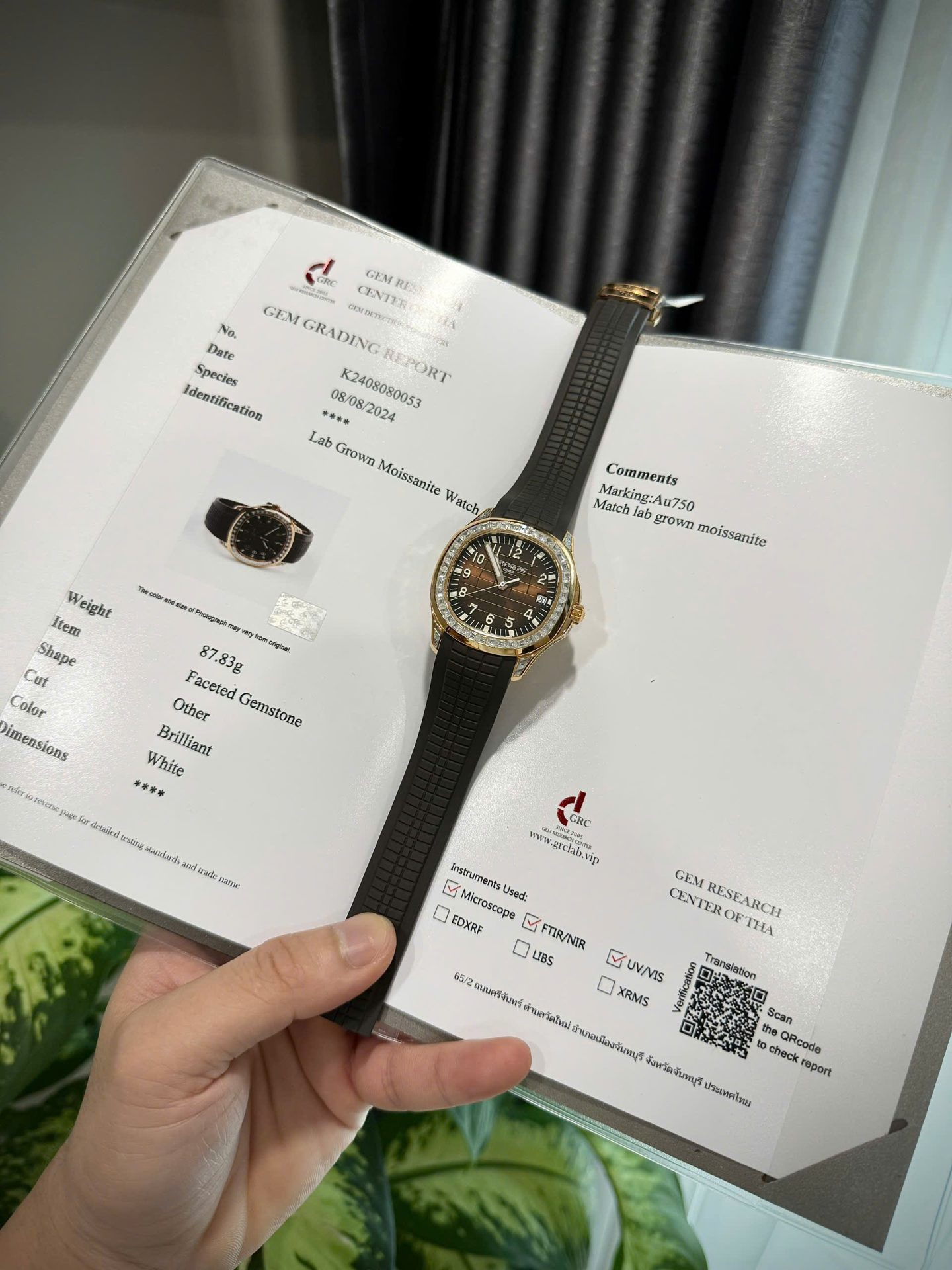 Patek Philippe Aquanaut 5167R Custom Gold Wrapped + Moissanite Diamonds 40mm - Top club