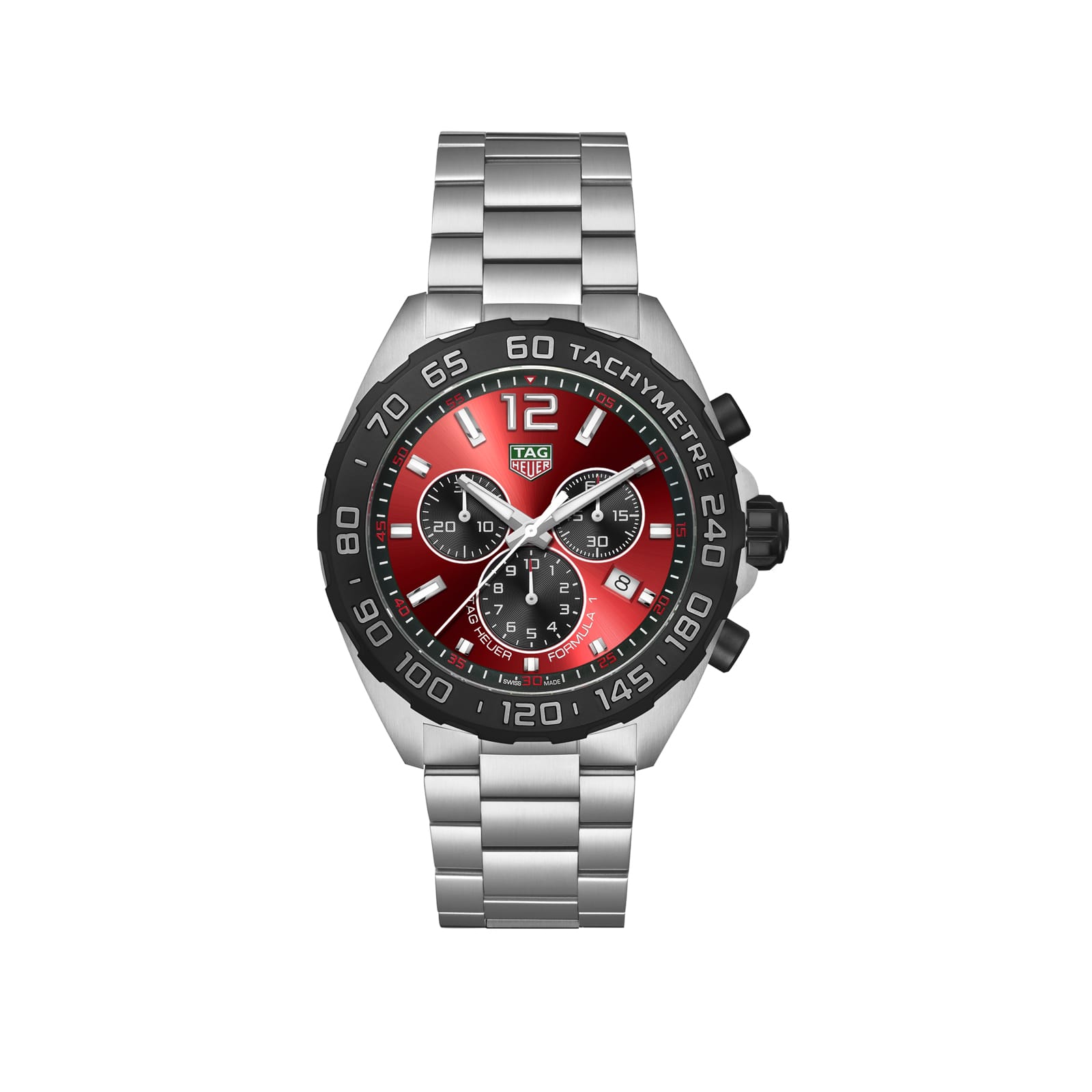 TAG Heuer Replica Watch Formula 1 Chronograph Quartz 43 mm Steel(1:1 replica) - Top club