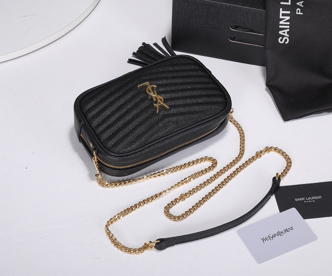 Replica Ysl Lou Mini Bag Gold Hardware1:1High-quality replica