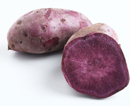 Purple sweet potatoes – intensely colored, nutty & nutrient-rich