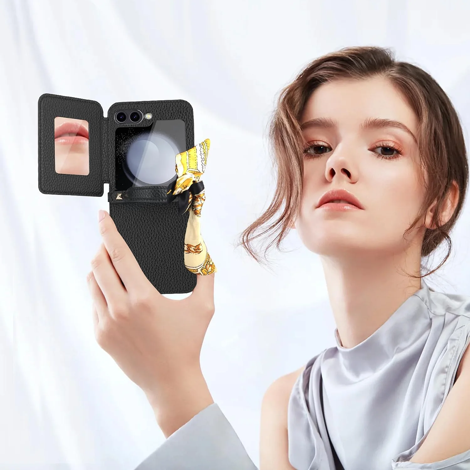 Samsung Luxury Leather Galaxy Z Flip 5/4 Case - Wholesale & Influencer