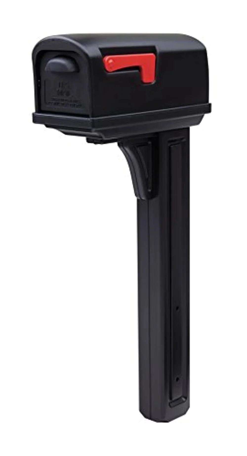 Rubbermaid Mailbox And Post Combo 49.88in X 10.13in X 20.75in Polyethylene Black - Image 2 Rubbermaid Mailbox And Post Combo 49.88in X 10.13in X 20.75in Polyethylene Black - Image 2