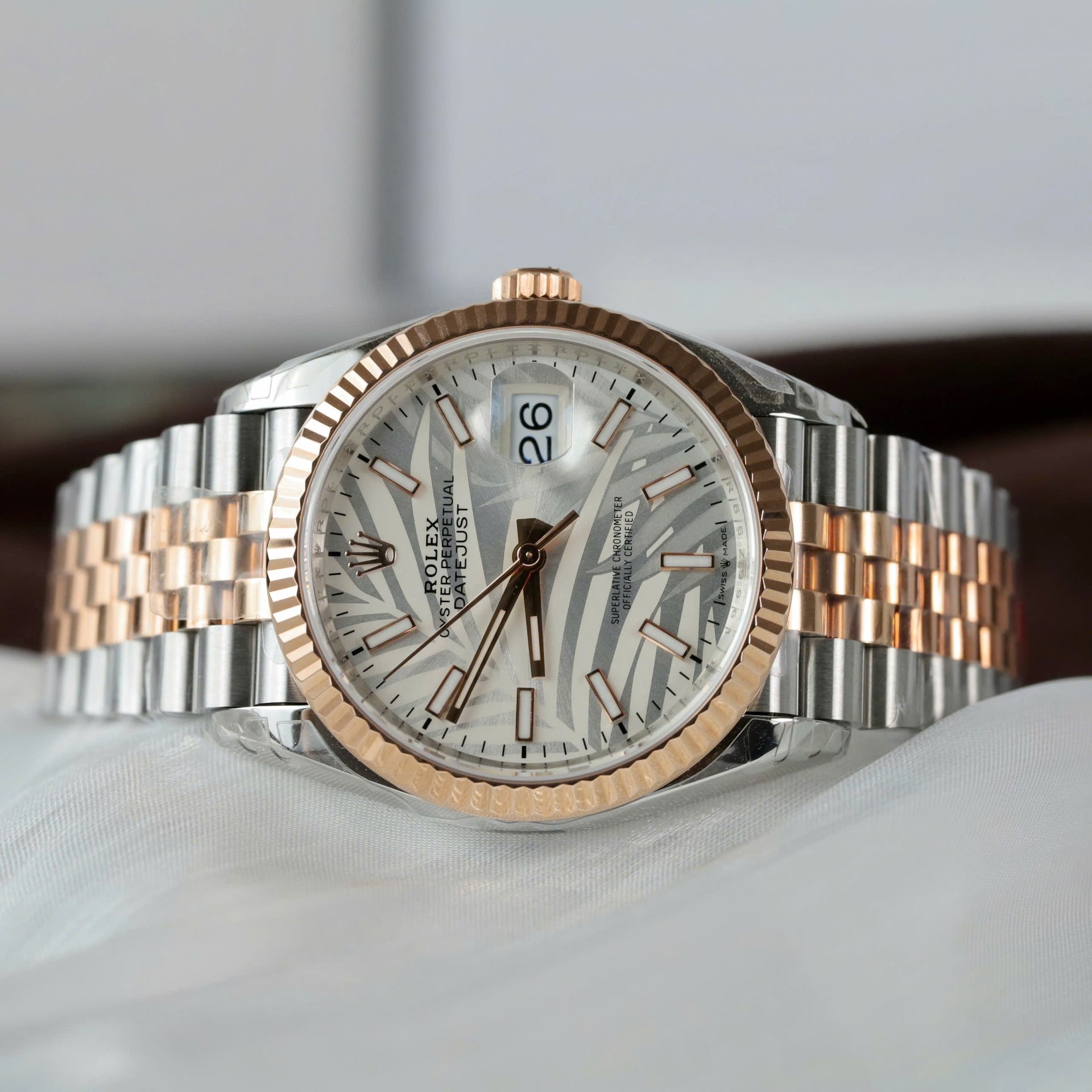 Rolex DateJust 126231 Best Copies Watch Palm Dial VS Factory 36mm - Elite Watch Atelier