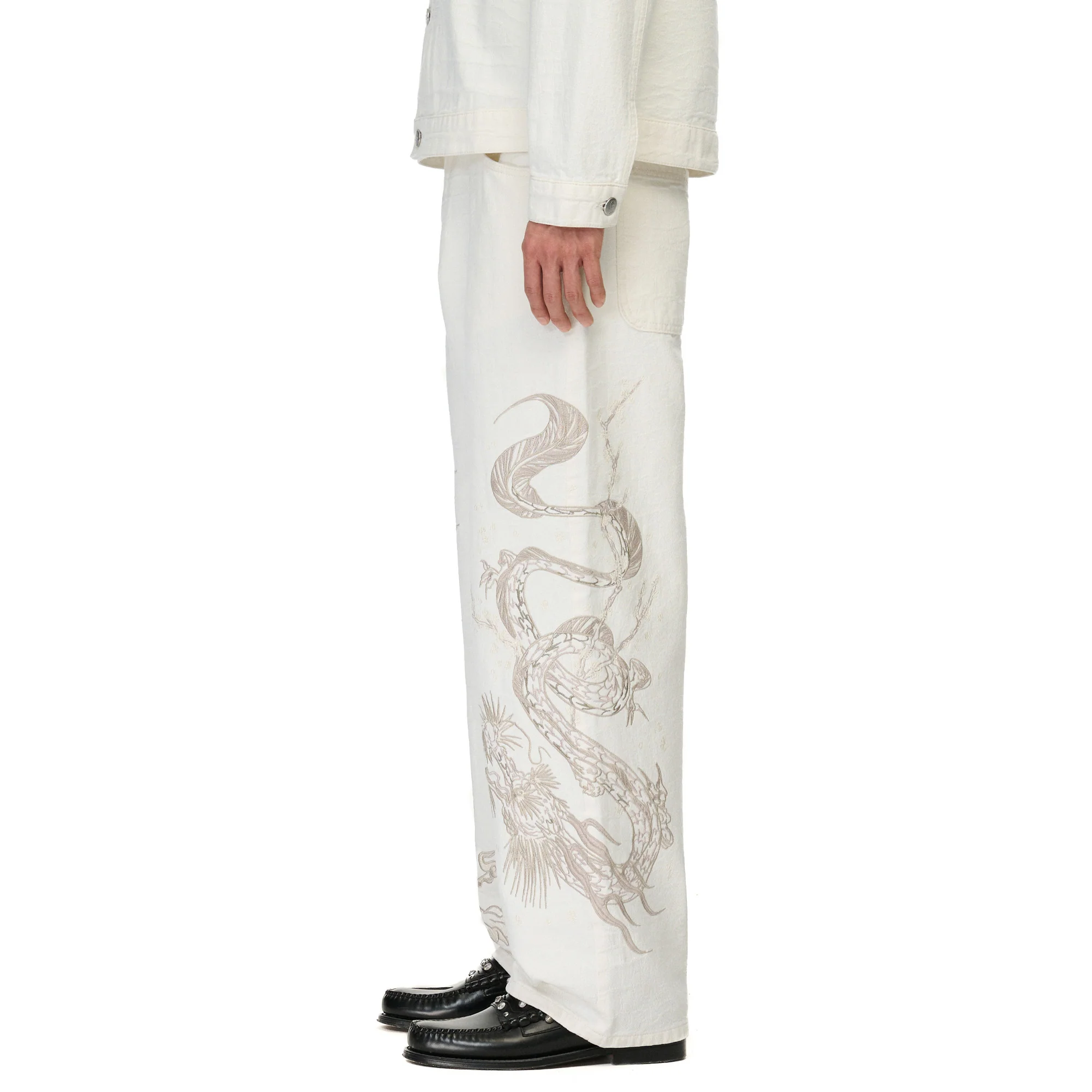 "yakuza" Denim off white