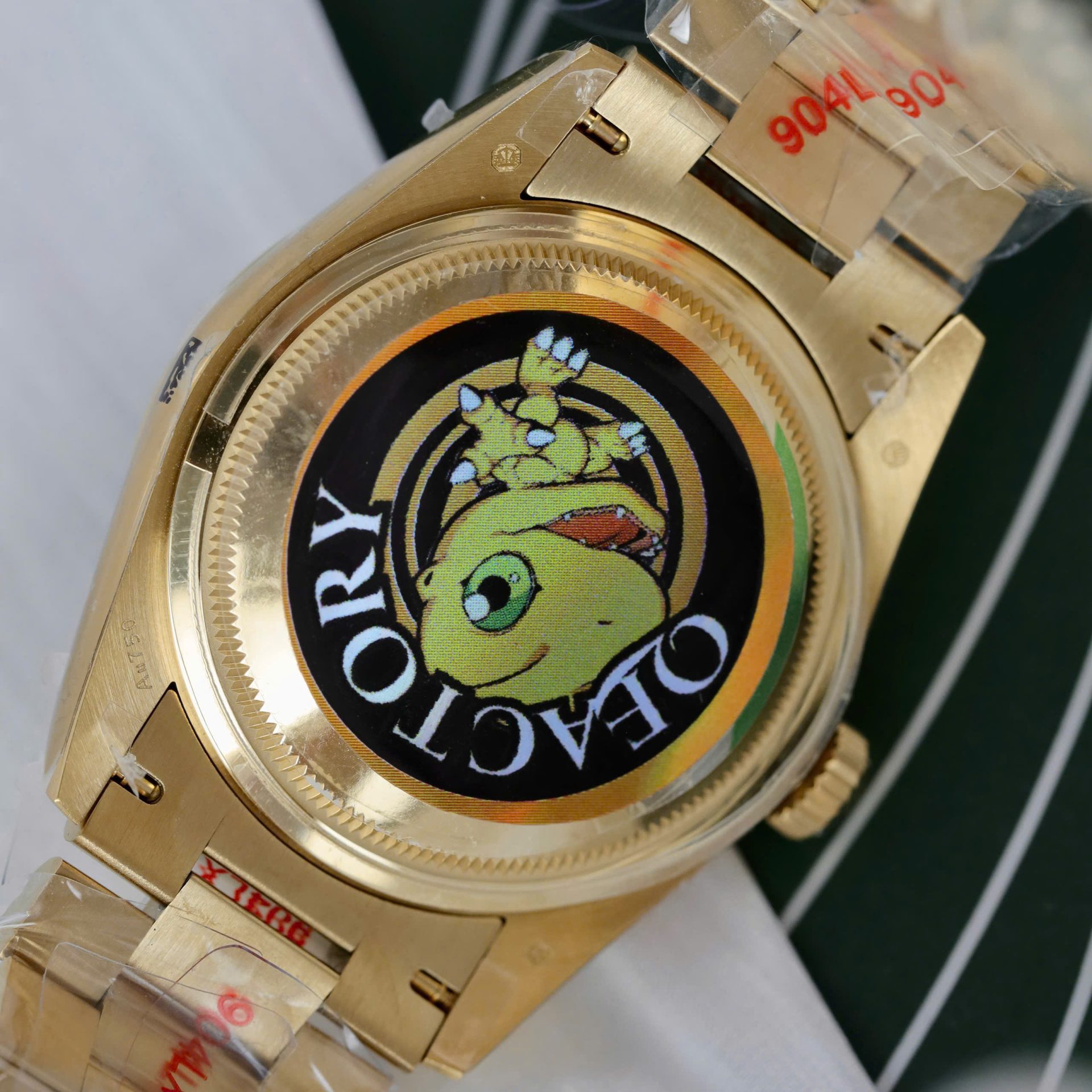 Rolex Day-Date M128238 Copies Watch Yellow Dial Weight 159Gram QF Factory 36mm - Elite Watch Atelier