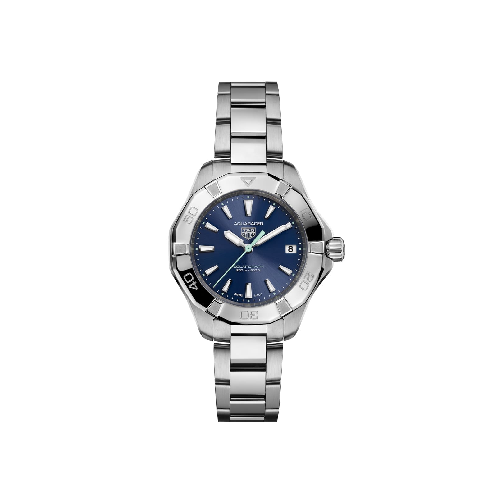 TAG Heuer Replica Watch Aquaracer Professional 200 Solargraph Solar Quartz 34 mm Steel(1:1 replica) - Top club