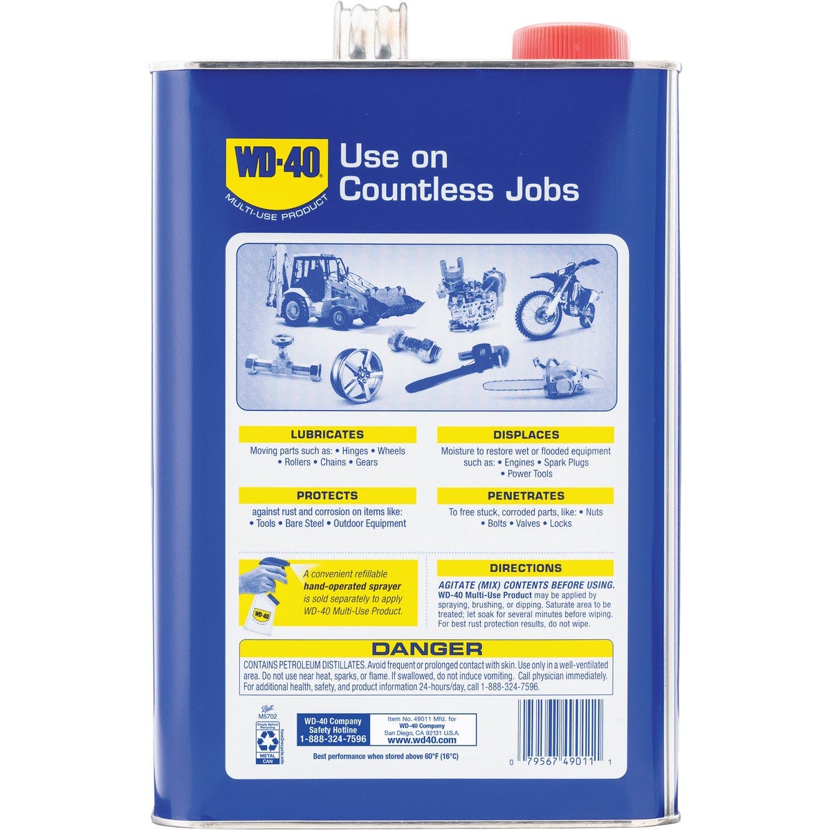 WD-40 Gal. Liquid Multi-Purpose Lubricant